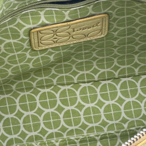 Fossil Yellow Shoulder Bag Mint Condition - Picture 9 of 12